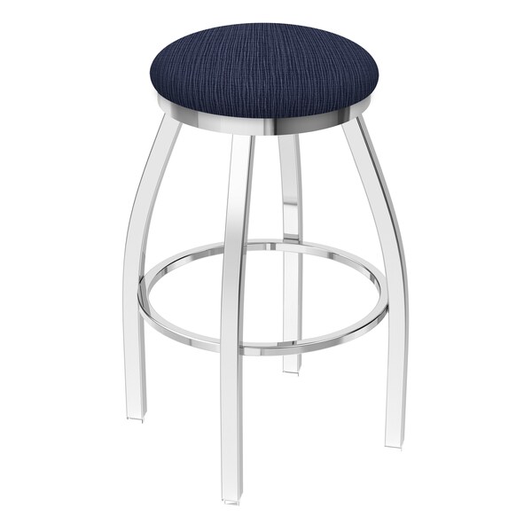 36" Swivel X-Tall Bar Stool, Chrome Finish, Graph Anchor Seat